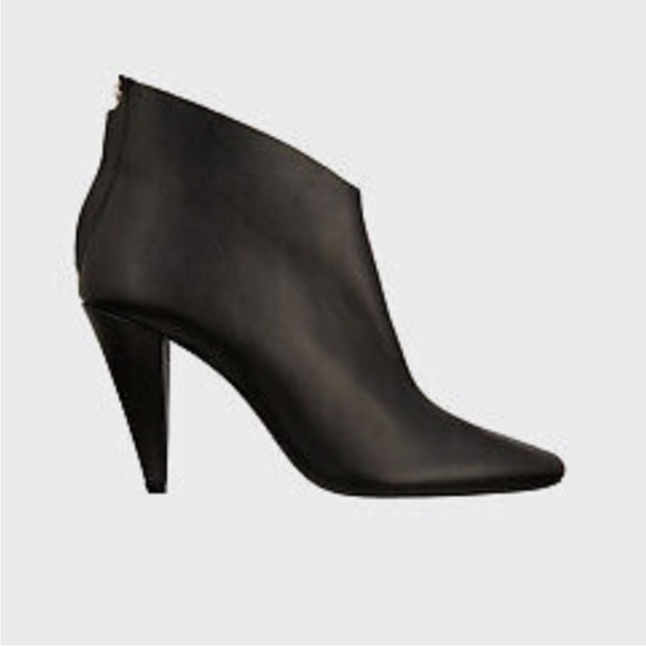 Zara x NARCISO RODRIGUEZ leather booties size 10 eu 41 - Picture 1 of 7